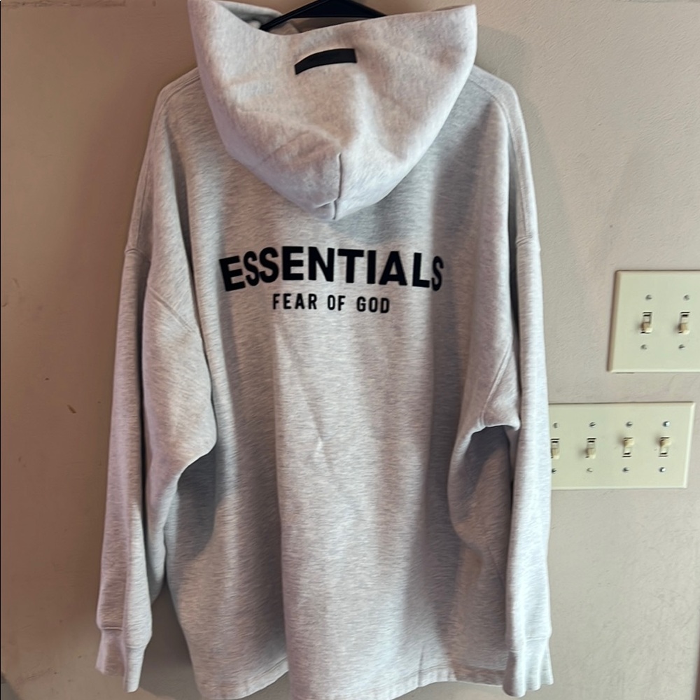 FEAR OF GOD RELAXED HOODIE LIGHT OATMEAL 2022 COLLECTION SIZE LARGE